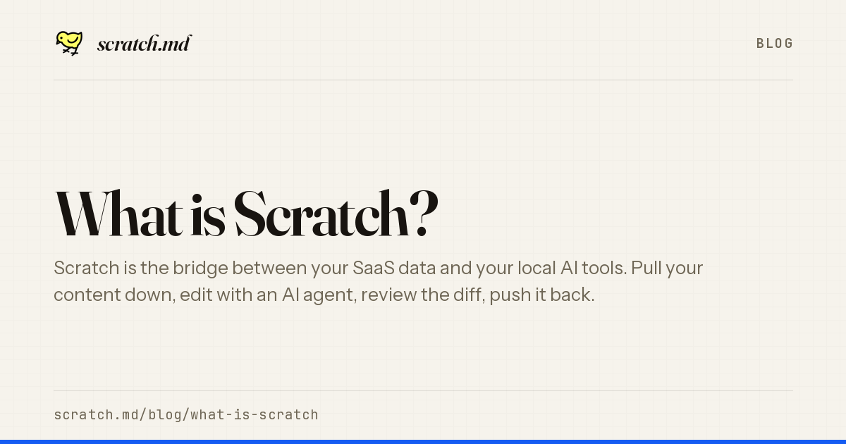 Scratch • What is Scratch?
